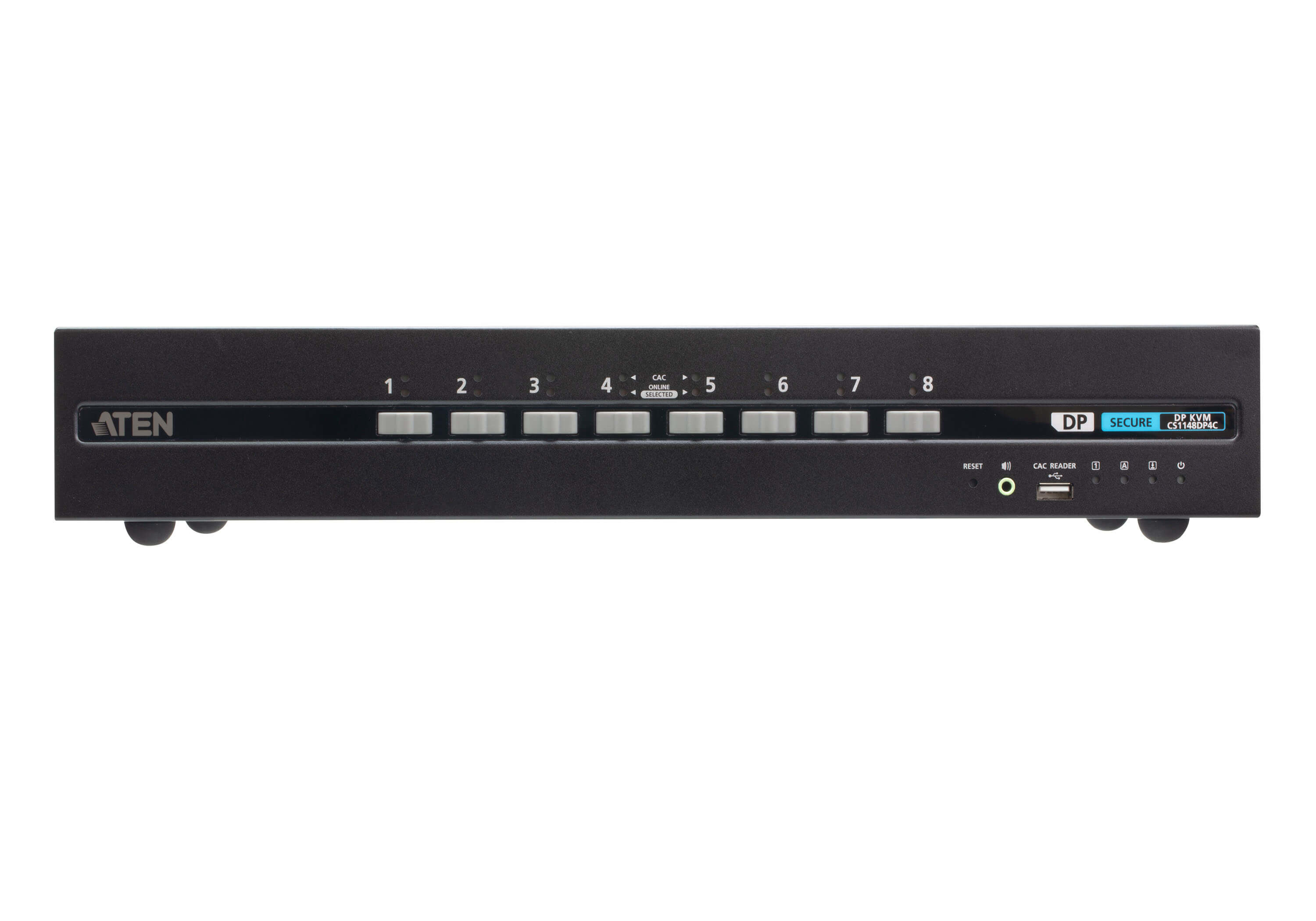 ATEN 8-Port USB DisplayPort KVM - Dual 4K Secure CAC Switch PP4.0