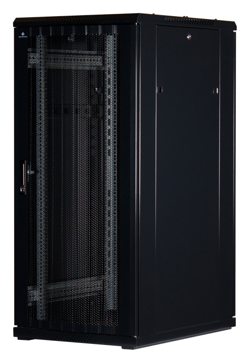 Rockstable 27U 19" Armoire de serveur Porte Maillée Autoportante