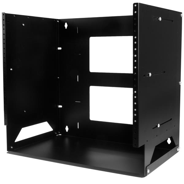 StarTech 8U Open Frame Wall Mount Network Rack w/ Shelf - WALLSHELF8U