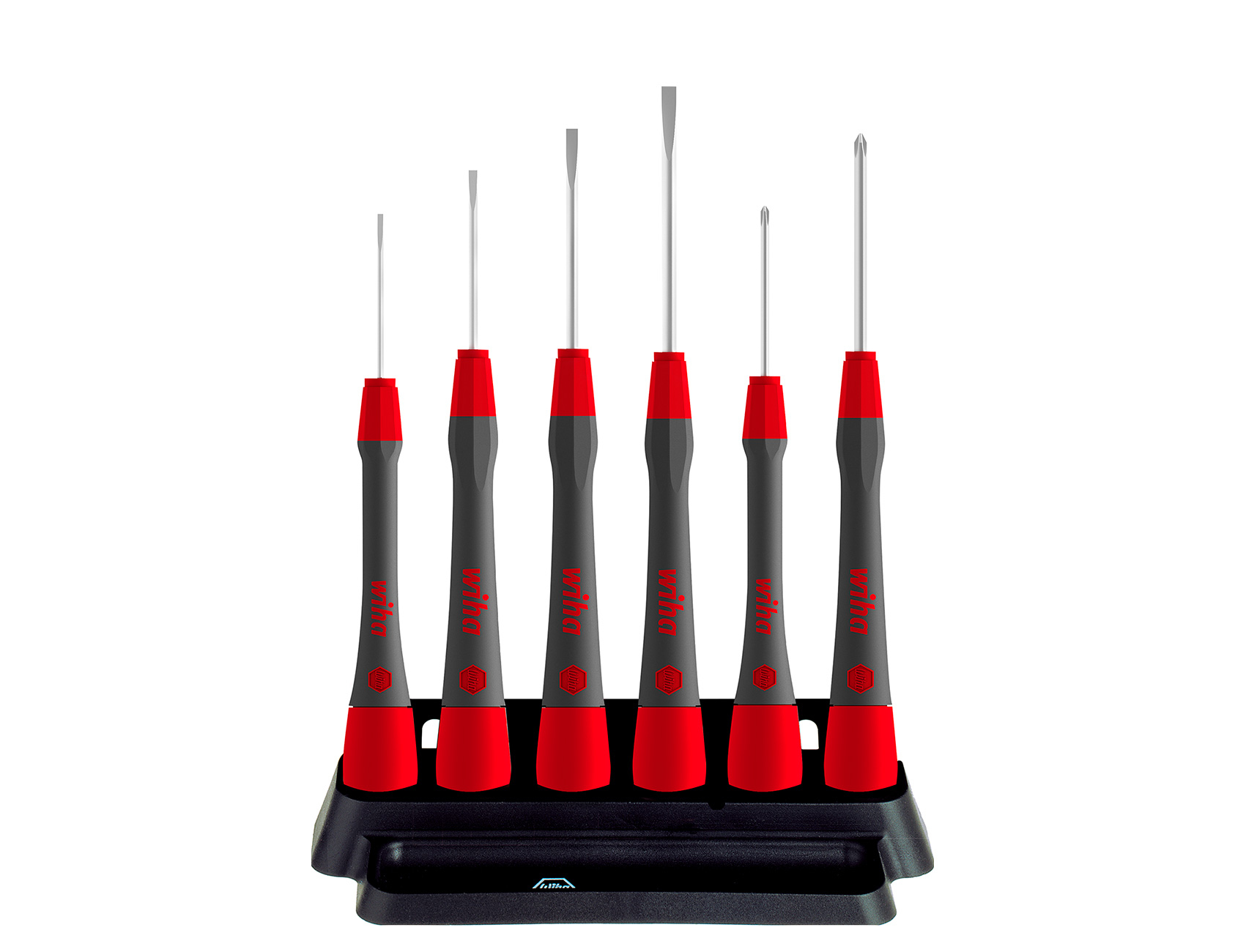 Jeu de tournevis Wiha, noir/rouge