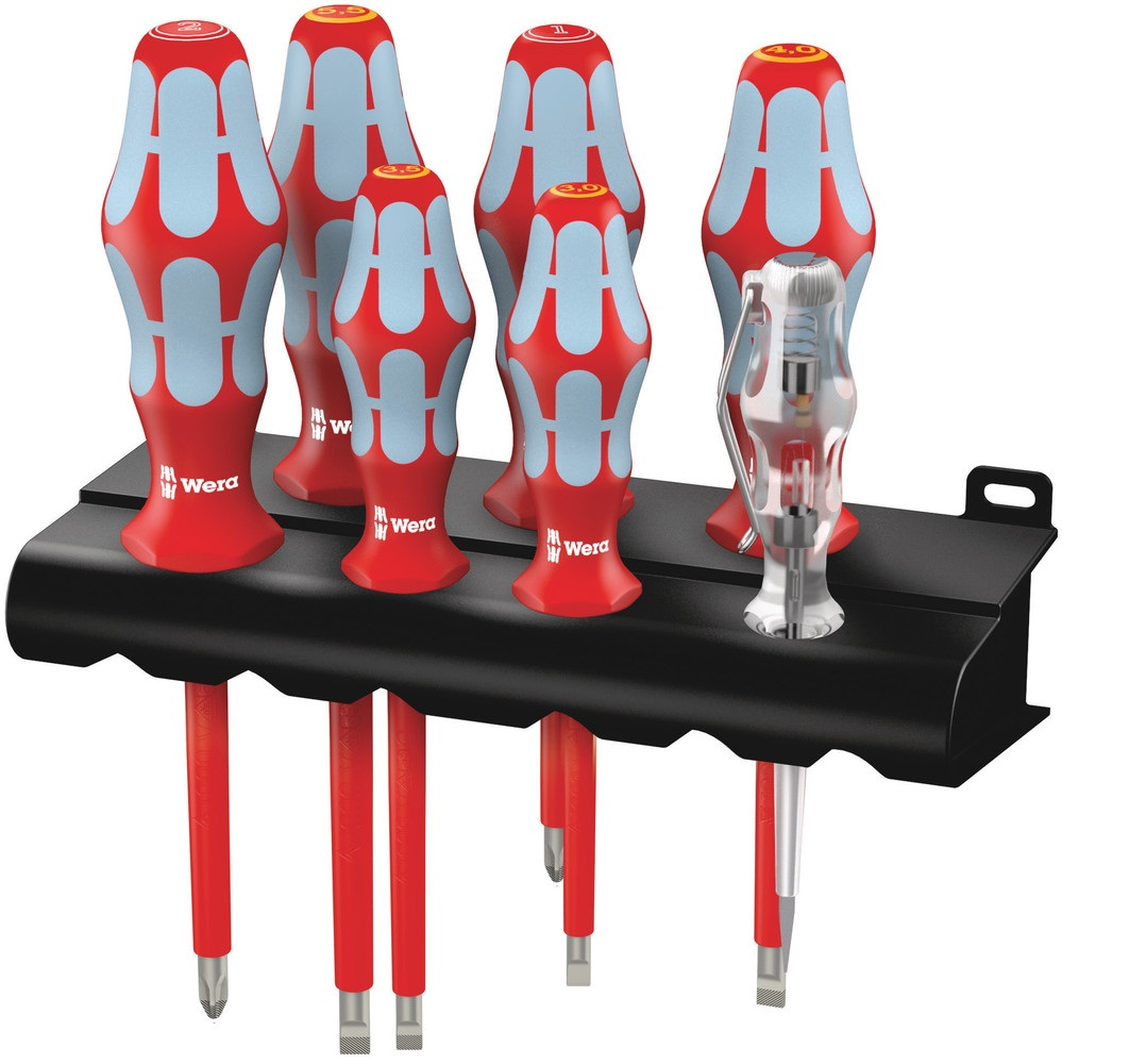 Jeu de tournevis Wera 3160 i/7 en acier inoxydable