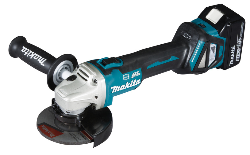 Makita DGA513RTJ Meuleuse d'angle sans balais 125mm 8000 tr/min 5Ah