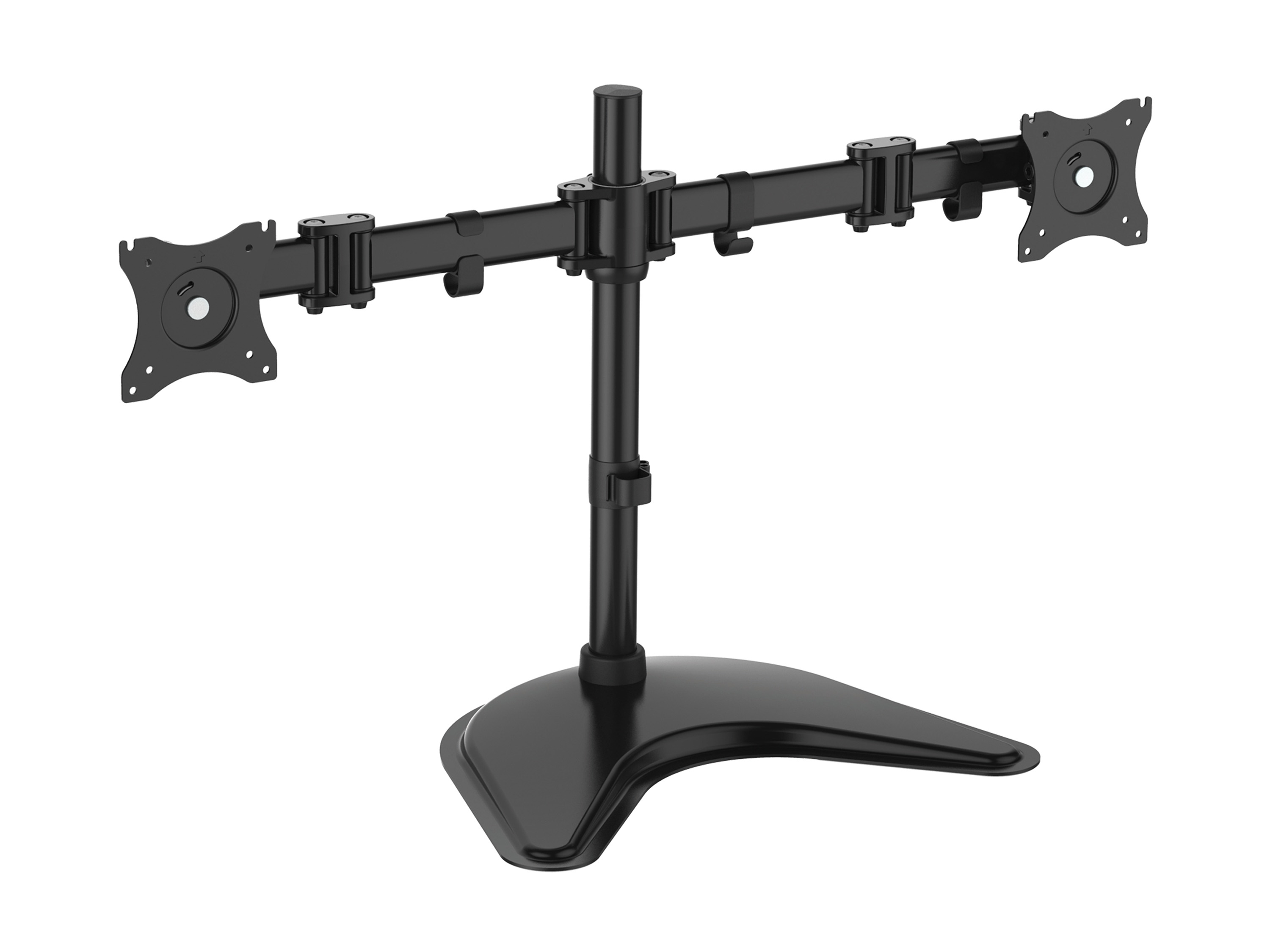 Equip 13"-27" Articulating Dual Monitor Tabletop Stand - Freestanding - 16 kg - 33 cm (13") - 68.6 cm (27") - 100 x 100 mm - Black