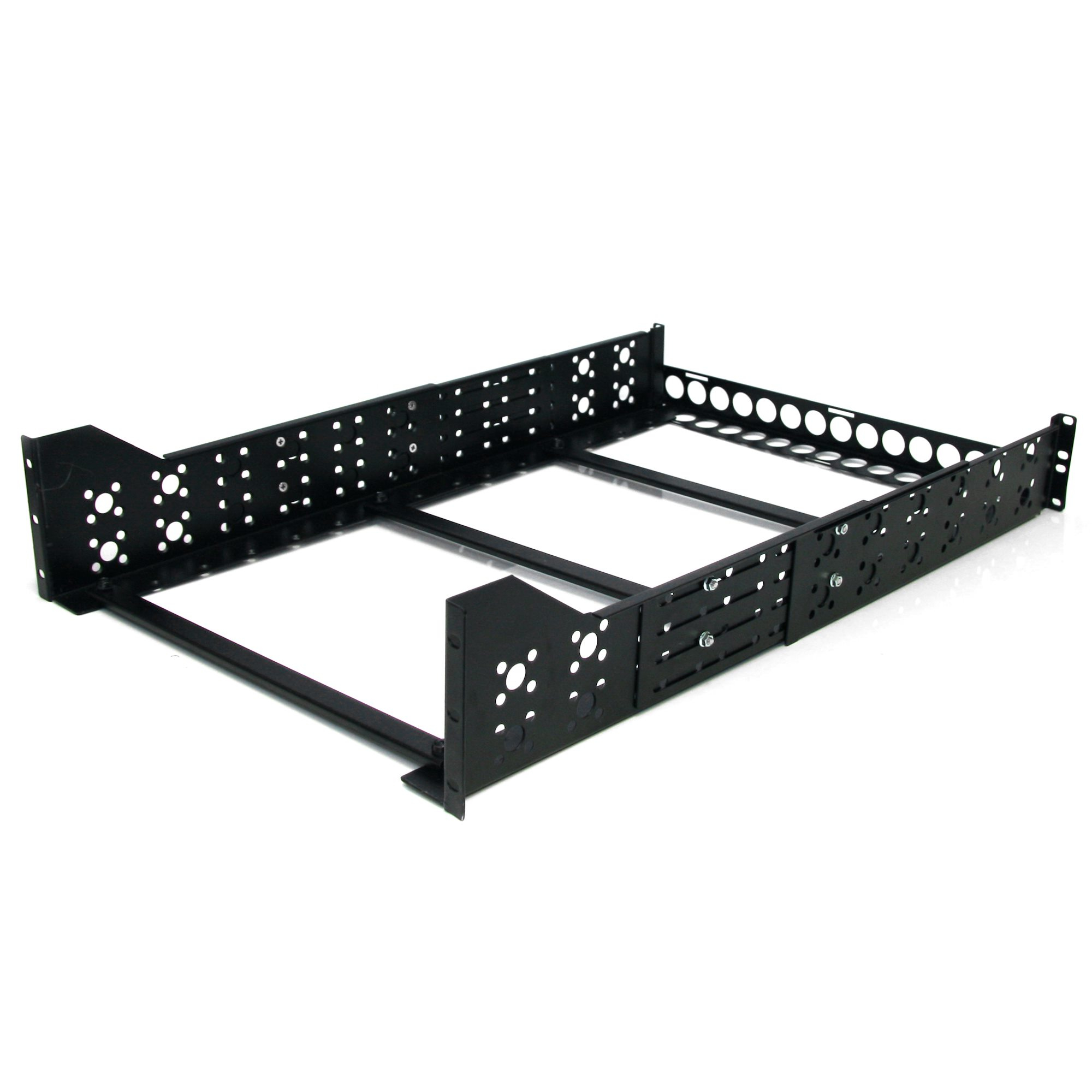 Rails de rack de serveur réglables fixes StarTech 3U 19 pouces