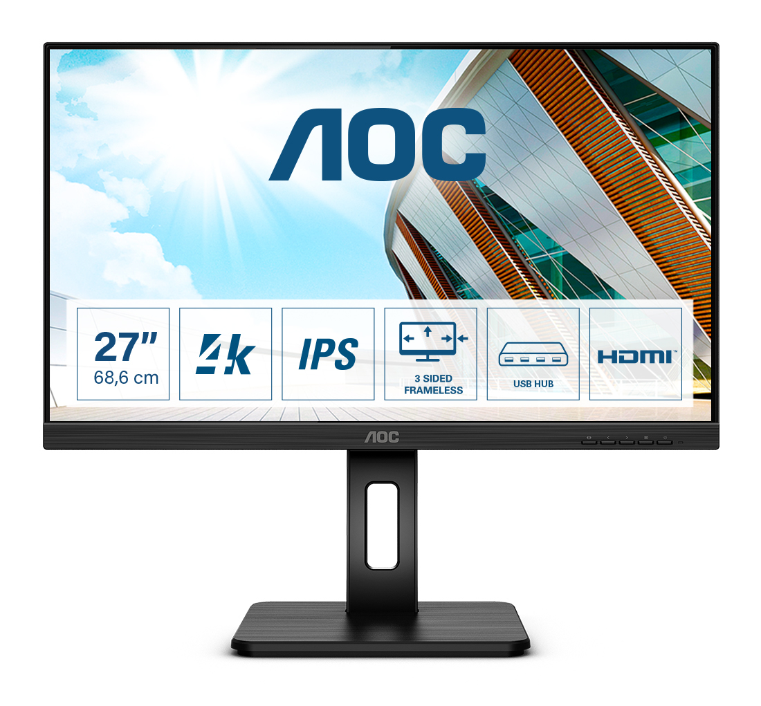 AOC U27P2 - LED monitor - 27" - U27P2