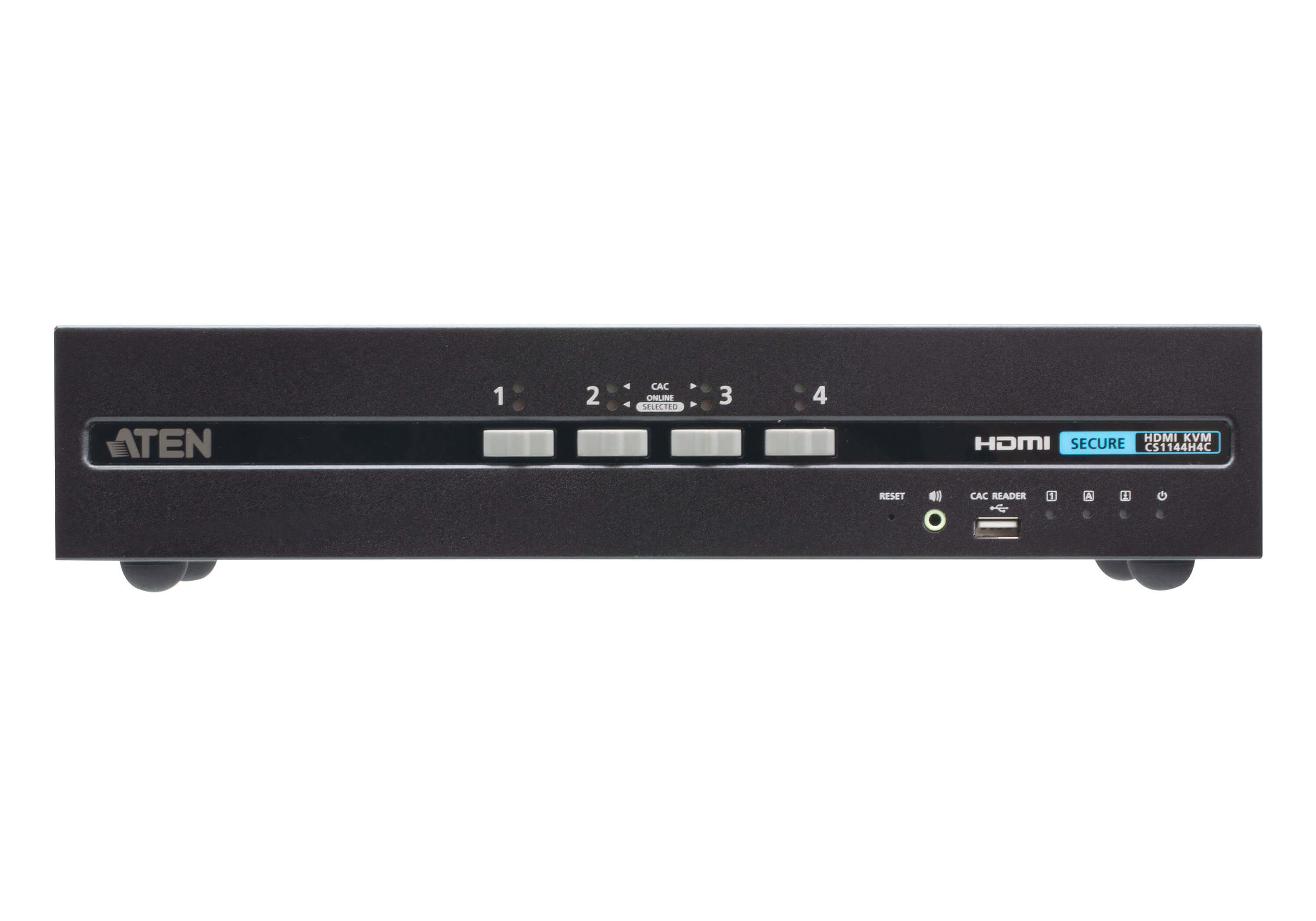 Commutateur KVM HDMI 4K ATEN CS1144H4C 4 ports - Commutateur sécurisé avec USB-C
