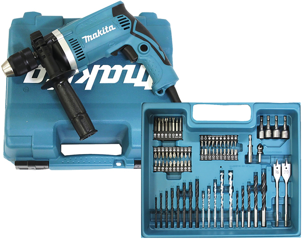 Makita HP1631KX3 Perceuse à percussion 3200 tr/min