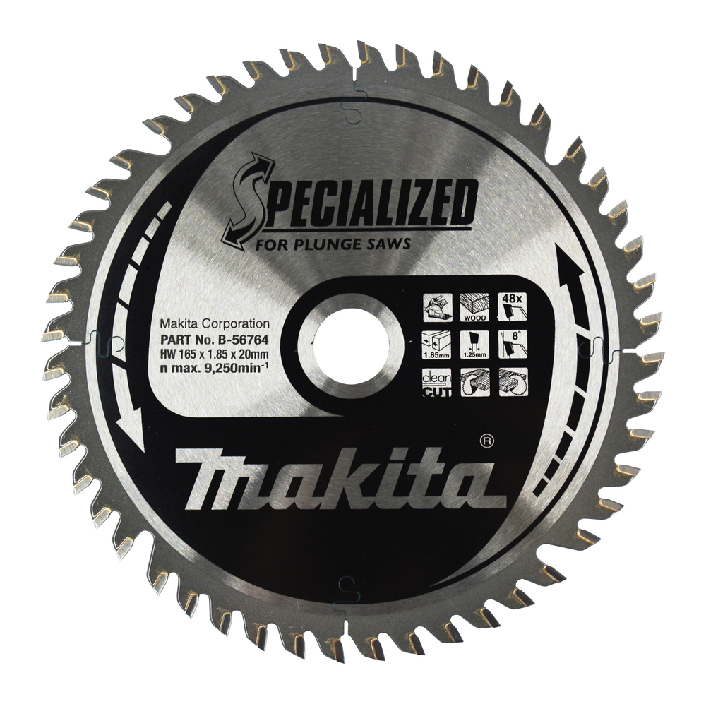 Makita B-56764 Lame de scie 165x20mm 1.85mm