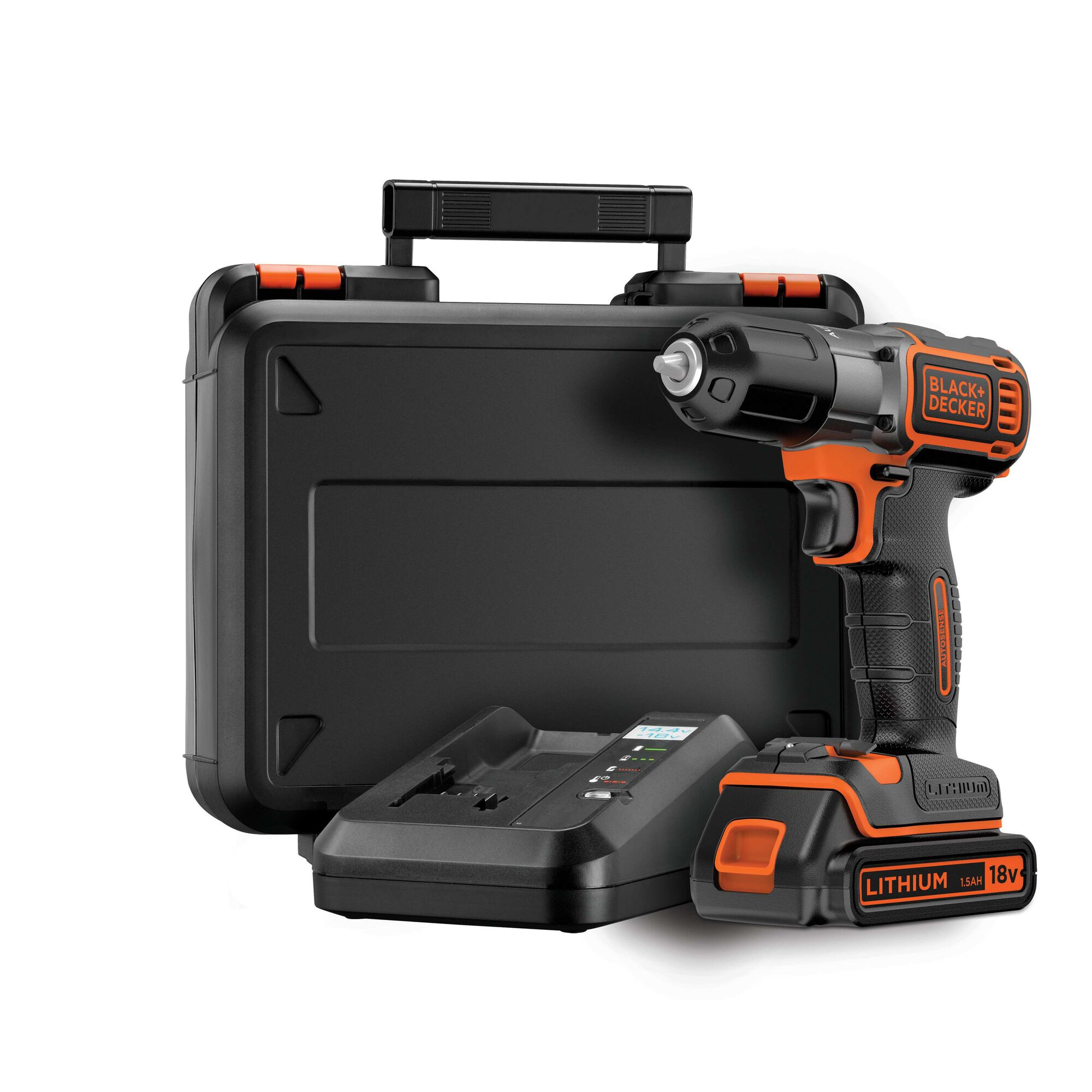 Tournevis Black & Decker ASD18K 800 tr/min 2,5 cm sans clé