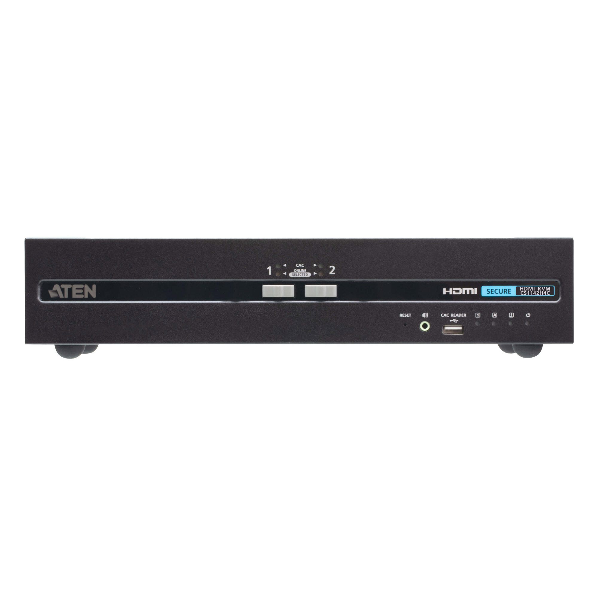 ATEN 2-Port USB 4K HDMI KVM - Dual Display Secure Switch