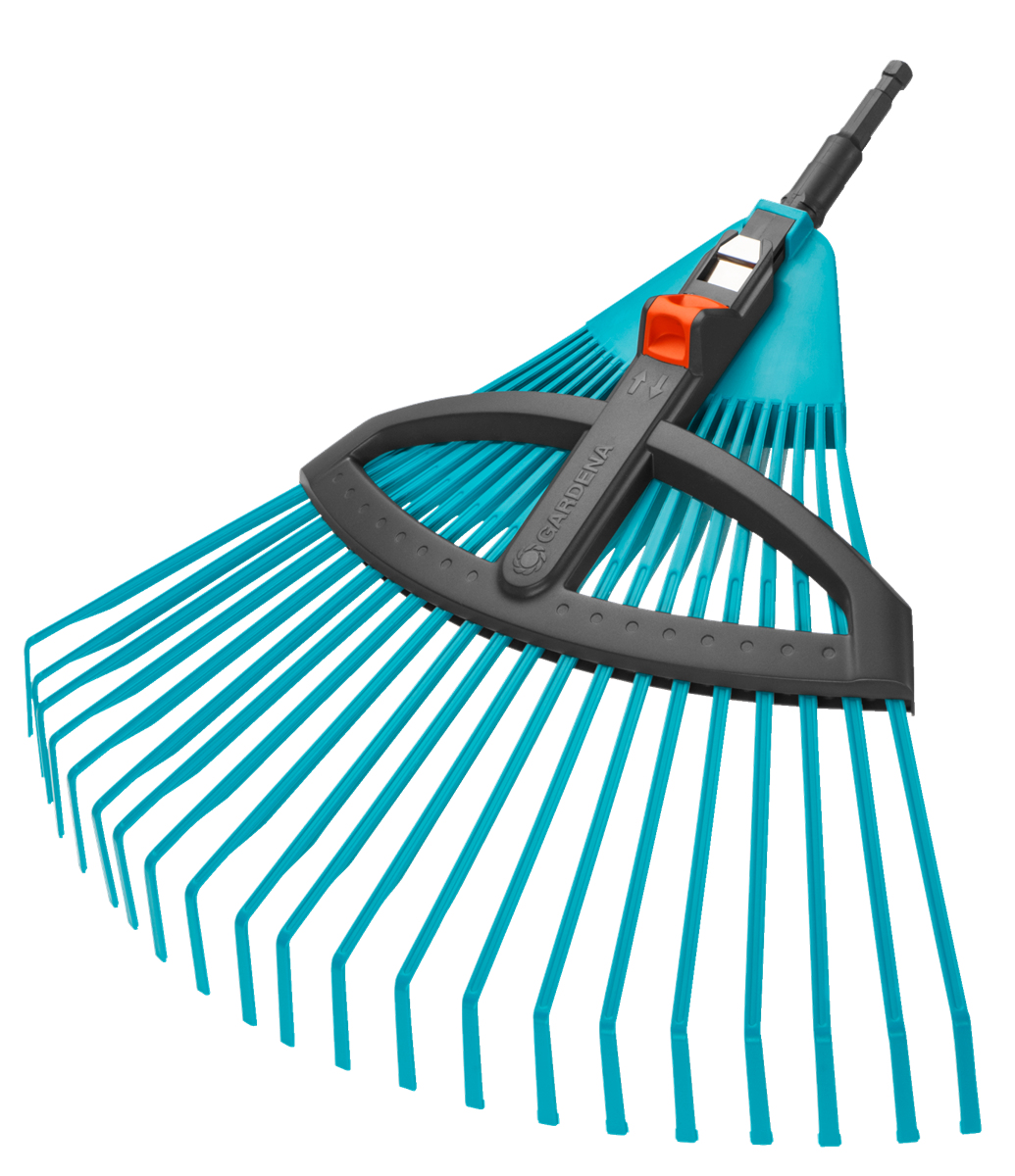 Gardena Combisystem Plast Justerbar Rake Gräsvårdsverktyg - 03099-20