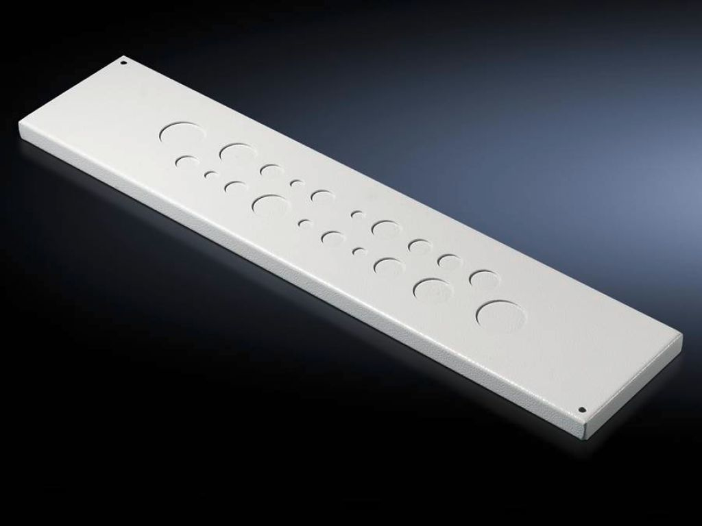 Rittal EL Plaque à bride pour raccords à vis métriques BT 599x133 5 mm pour EL