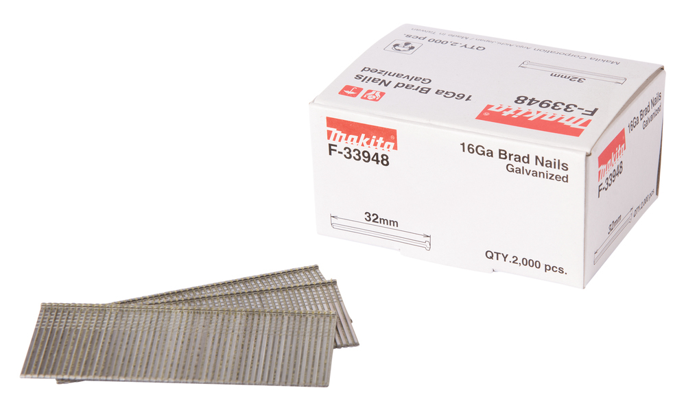 Makita F-33948 Galvanisé profond 32mm 2000pcs