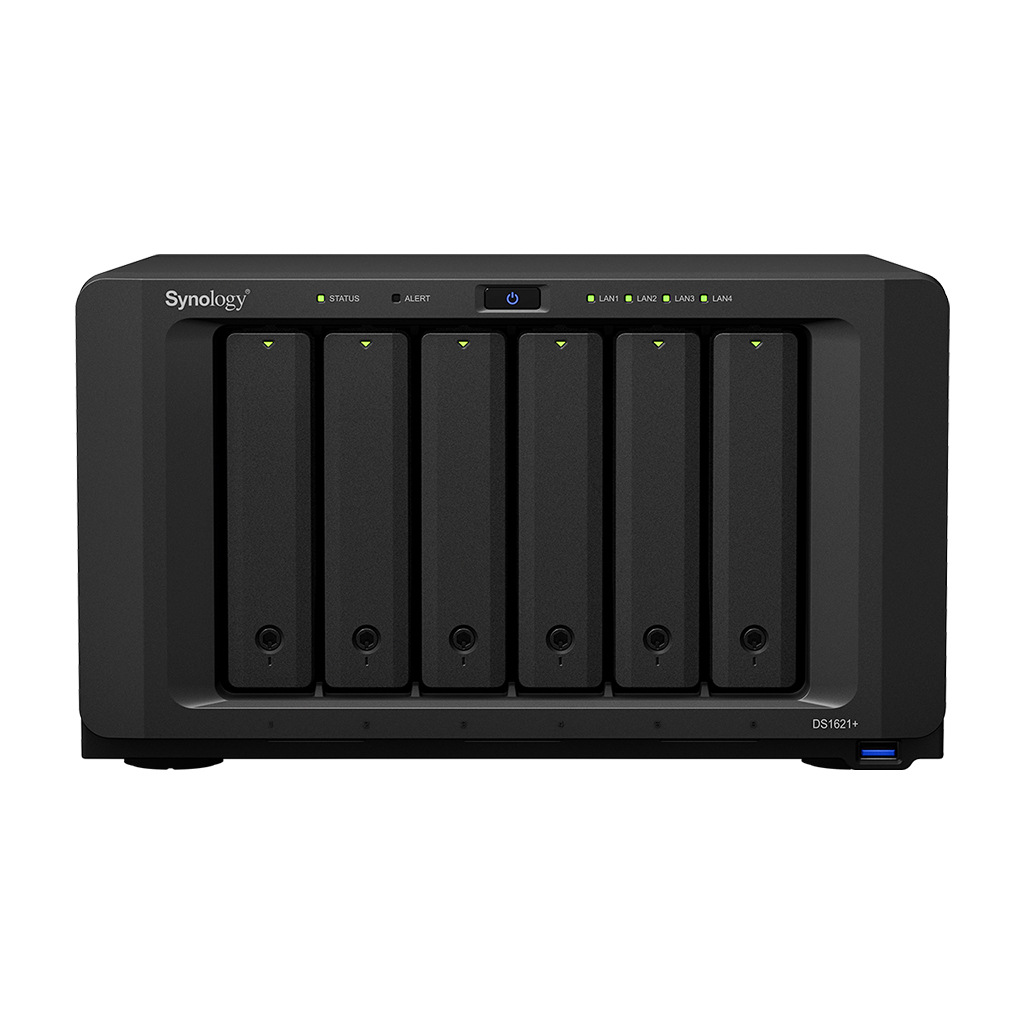 Synology Disk Station DS1621+ NAS-Server 6 Bays SATA 6Gb/s - DS1621+