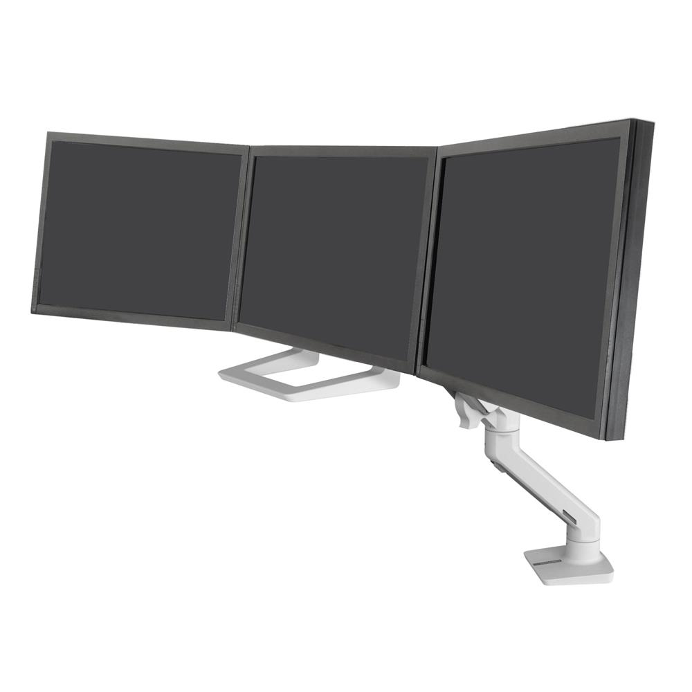 Ergotron HX Triple Monitor Bow Kit - White - 4.6 kg - Wall - 75 x 75,100 x 100 mm - 61 cm (24") - -75 - 75Â°