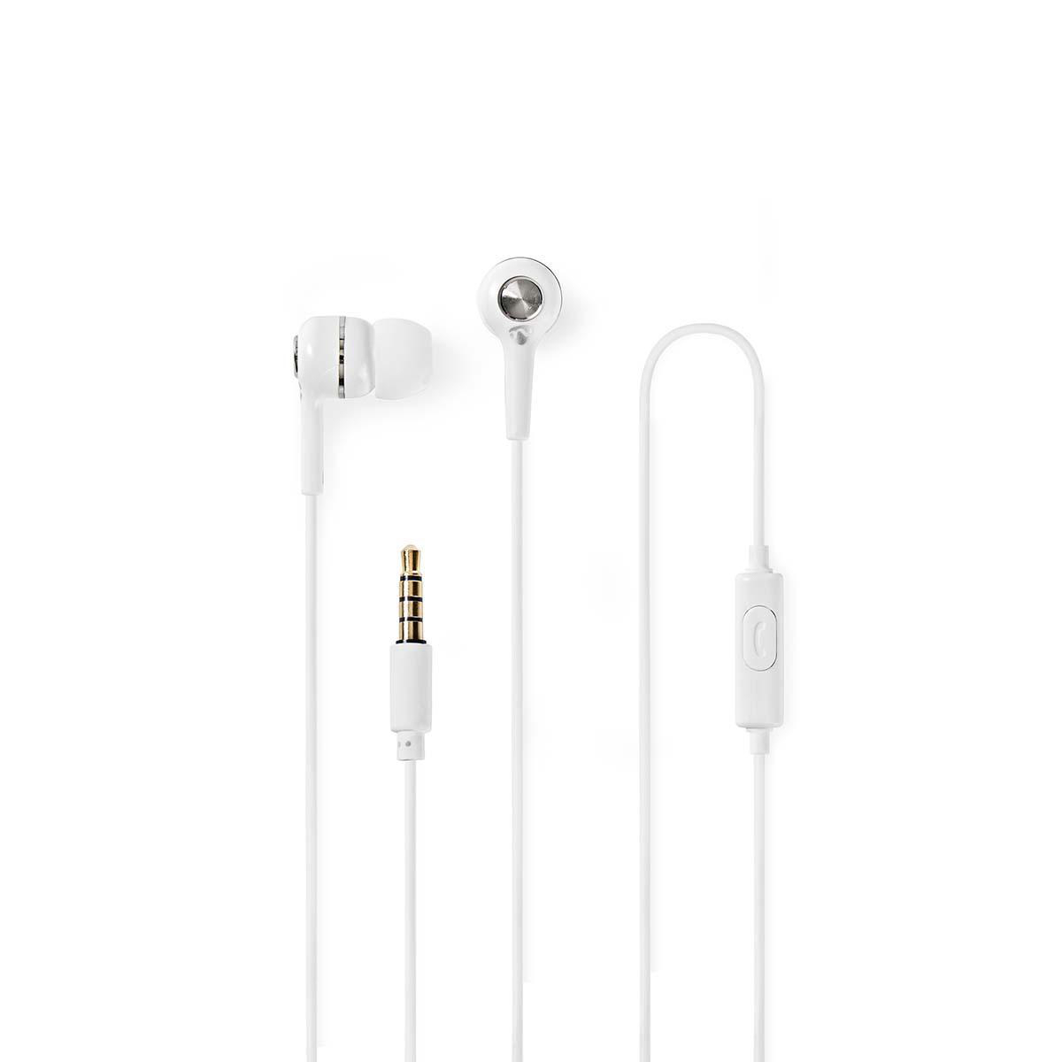 Nedis Wired Headphones 1.2m Built-in Mic