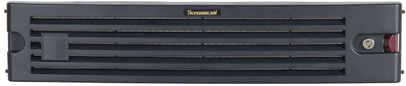 Lunette frontale SuperMicro noire, série SC213, série SC829