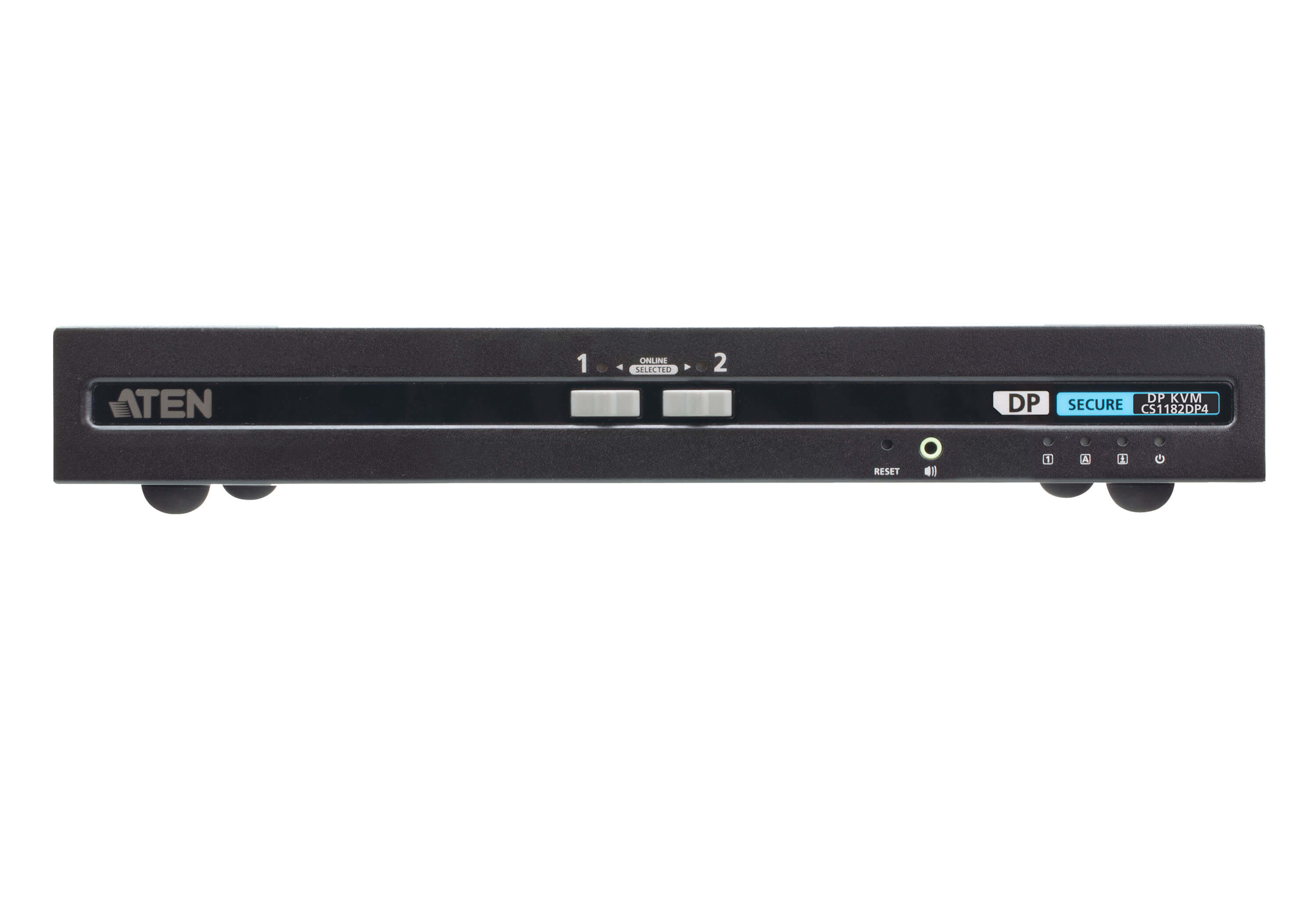 ATEN CS1182DP4 2-Port DisplayPort KVM - High Resolution Image Quality - CS1182DP4