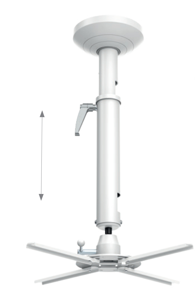 Support pour projecteur Hagor Beamfix II 520-600 mm