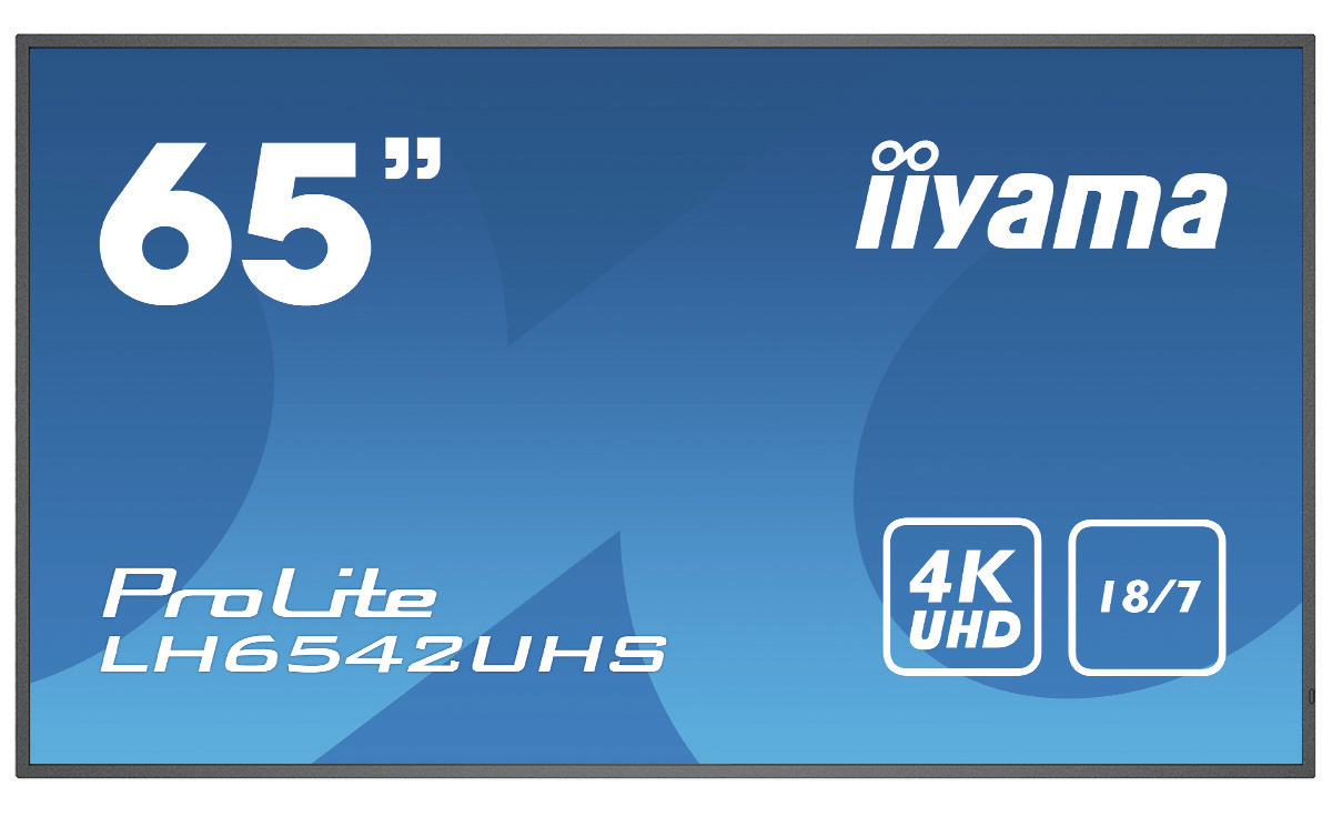 Iiyama LH6542UHS-B3 64.5" 4K Digital Signage Display