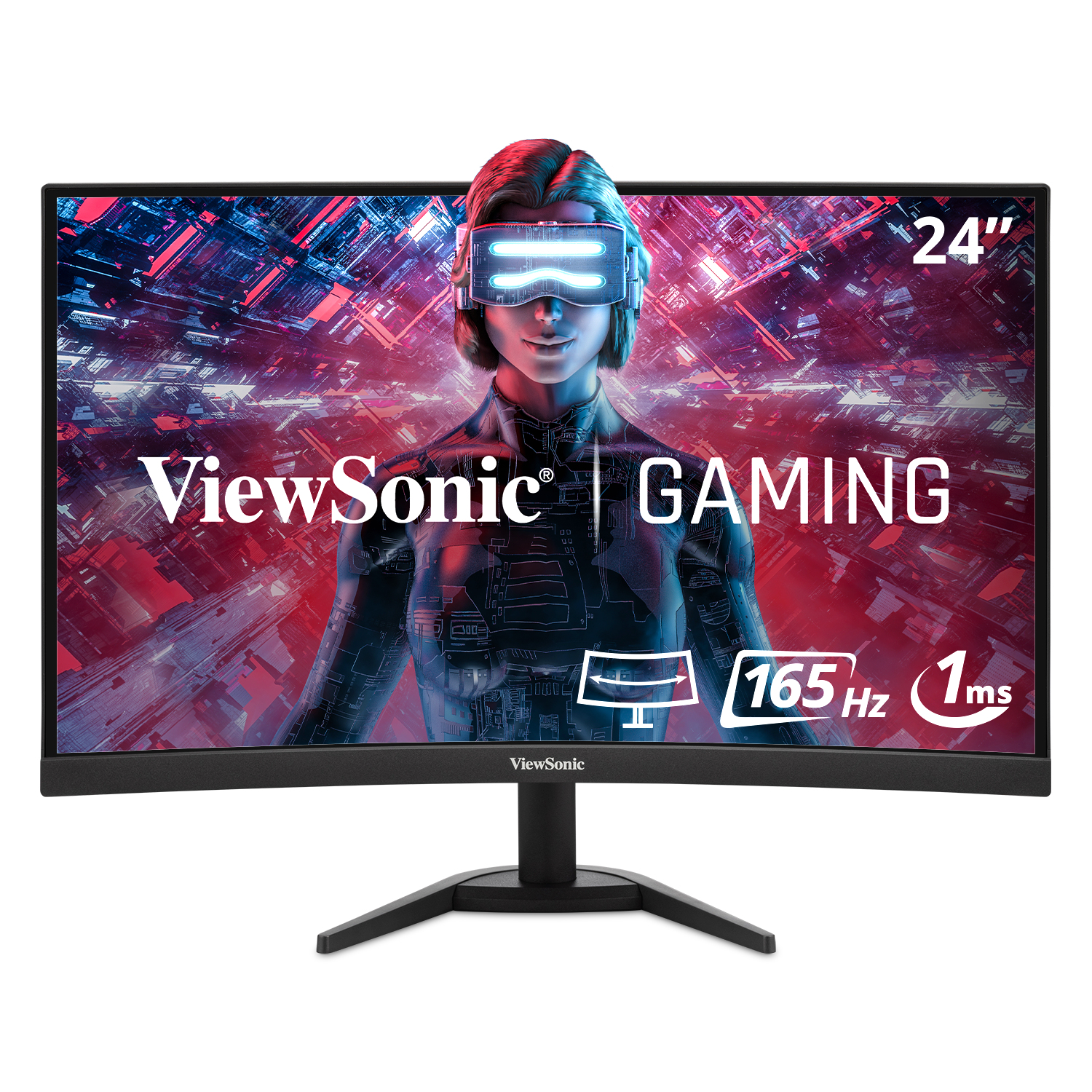 ViewSonic VX2468-PC-MHD - Moniteur LED - VX2468-PC-MHD
