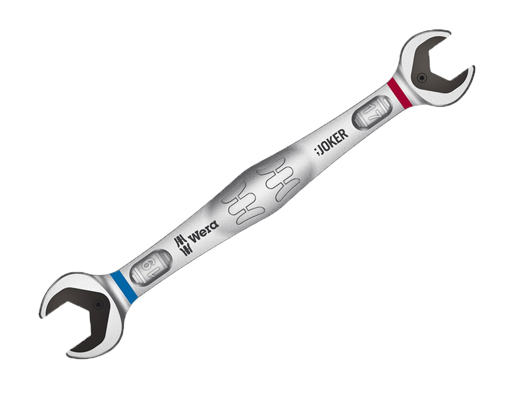 Wera Joker - Acier inoxydable - Chromé - 17x19 mm - 23,5 cm