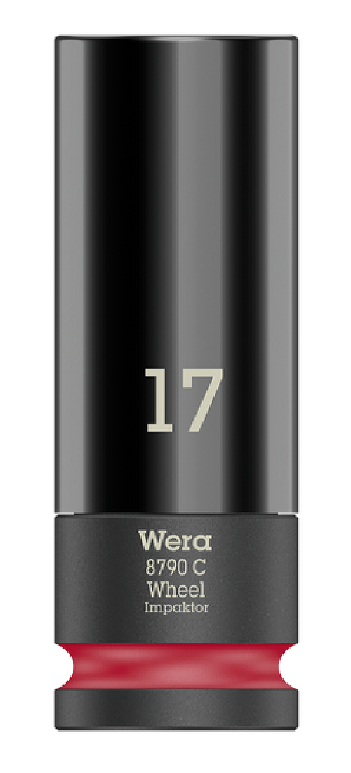 Wera 8790 C - Douille à choc - Noire - 1 tête(s) - 1/2" - Métrique - 17 mm