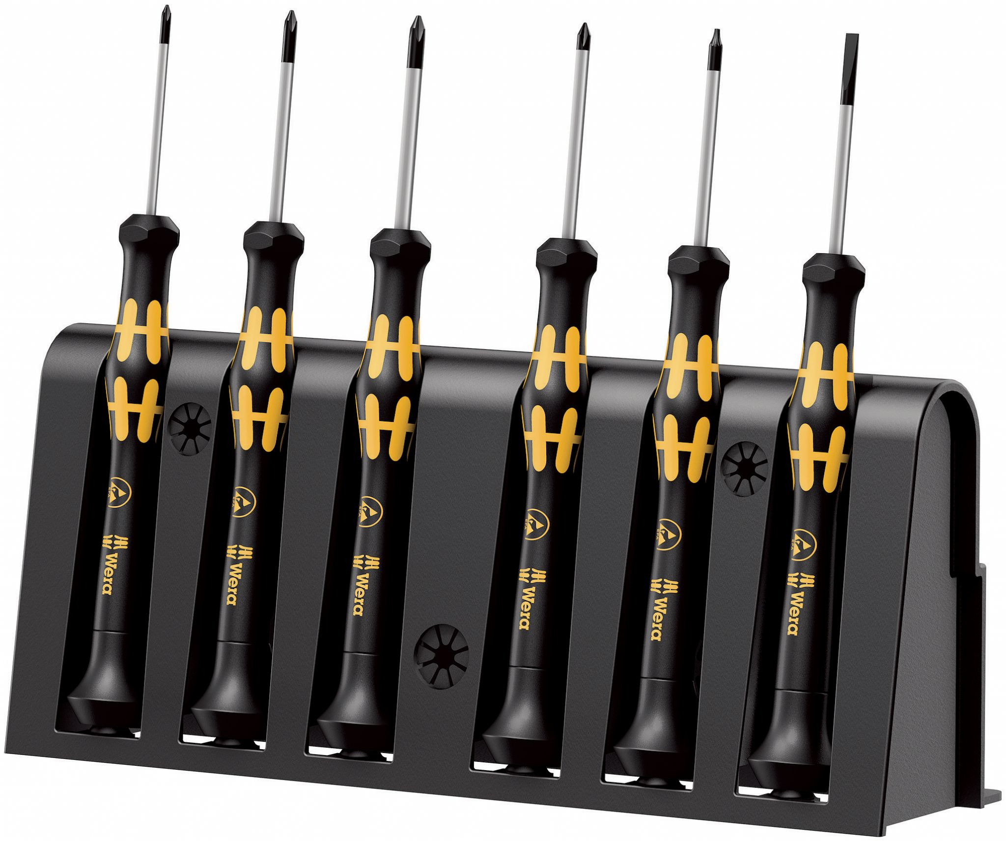 Wera 1550/6 ESD - Noir/Jaune - Noir