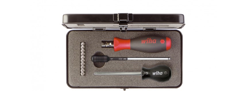 Wiha TorqueJeu de tournevis dynamométriques, 13 pièces, 1-5 Nm