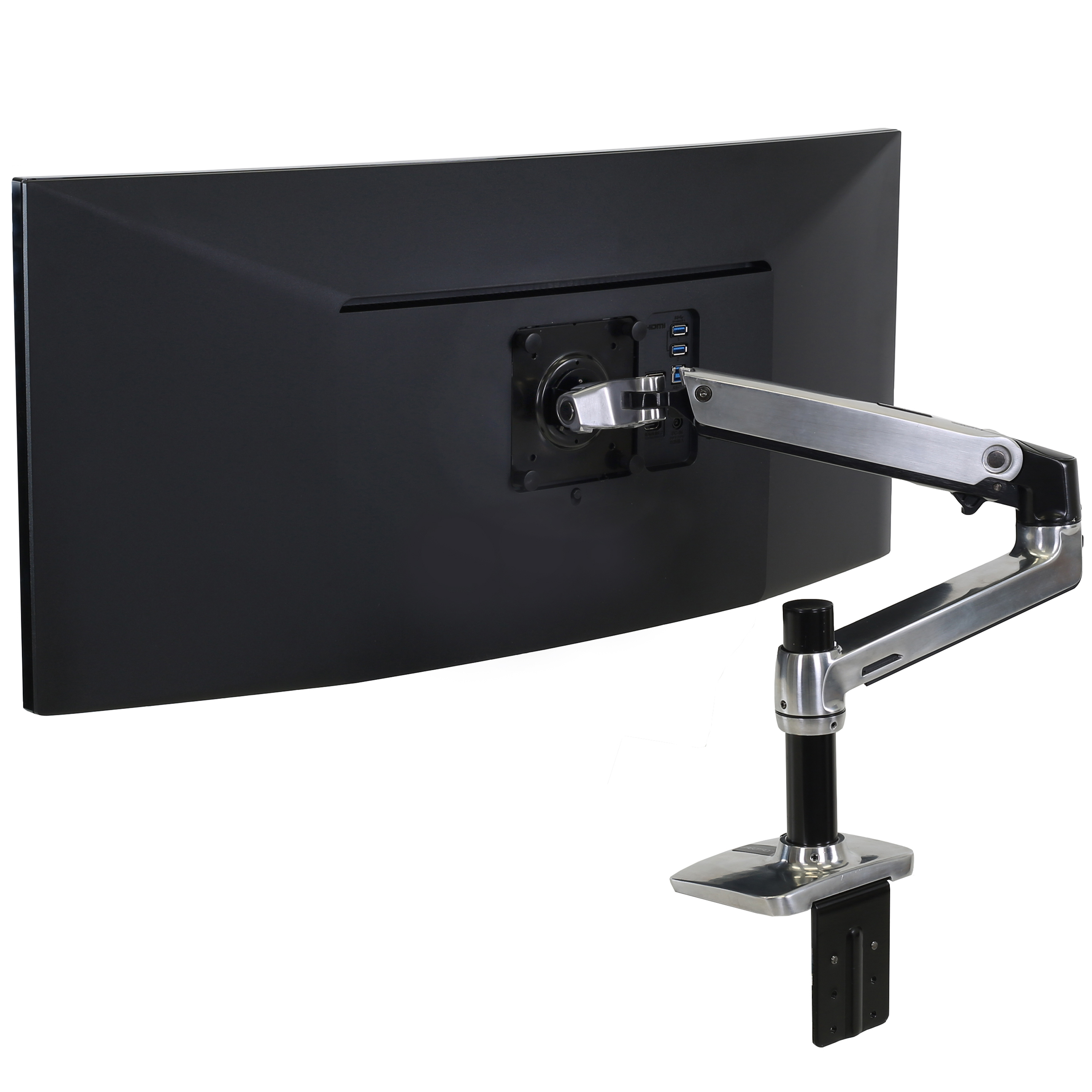 Bras de bureau pour écran LCD Ergotron série LX - 11,3 kg - 86,4 cm (34") - 75 x 75 mm - 100 x 100 mm - Noir