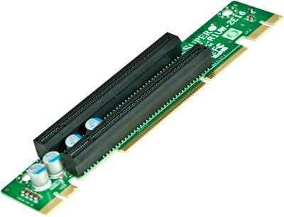 Supermicro RSC-R1UW-2E16 - PCIe - 1U - WIO - 2 x PCI-E x16