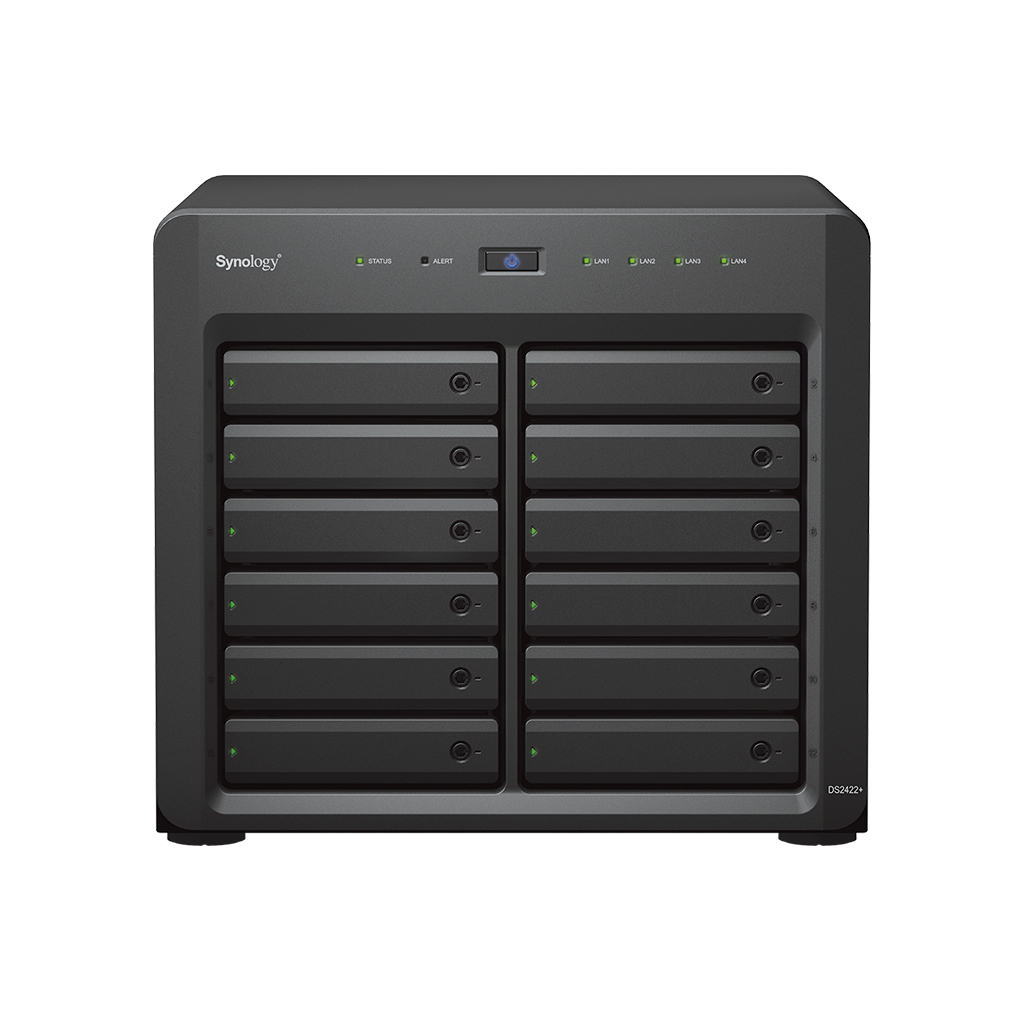 Synology DiskStation DS2422+ -+ 12x HDD 16TB SATA 3 - NAS - K/DS2422+ + 12X HAT5300-16T