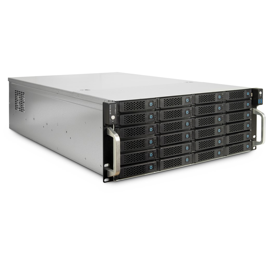 Inter-Tech 4U-4724 Rackmount Hard Drive Box for 2.5/3.5" - 88887354