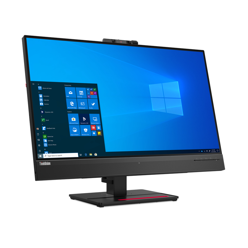 ThinkVision T27hv-20 - LED-Monitor - 69 cm (27") (27" sichtbar) - 2560 x 1440 QHD @ 60 Hz - IPS - 350 cd/m? - 1000:1 - 4 ms - HDMI, DisplayPort, USB-C - Lautsprecher - Raven Black - 62A9GAT1EU