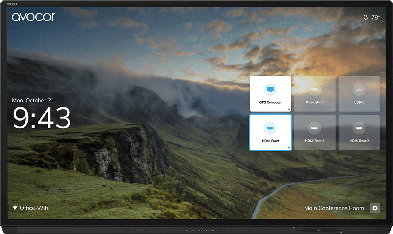 Avocor AVG-7560 - 75" - G Series - LCD display - AVG-7560