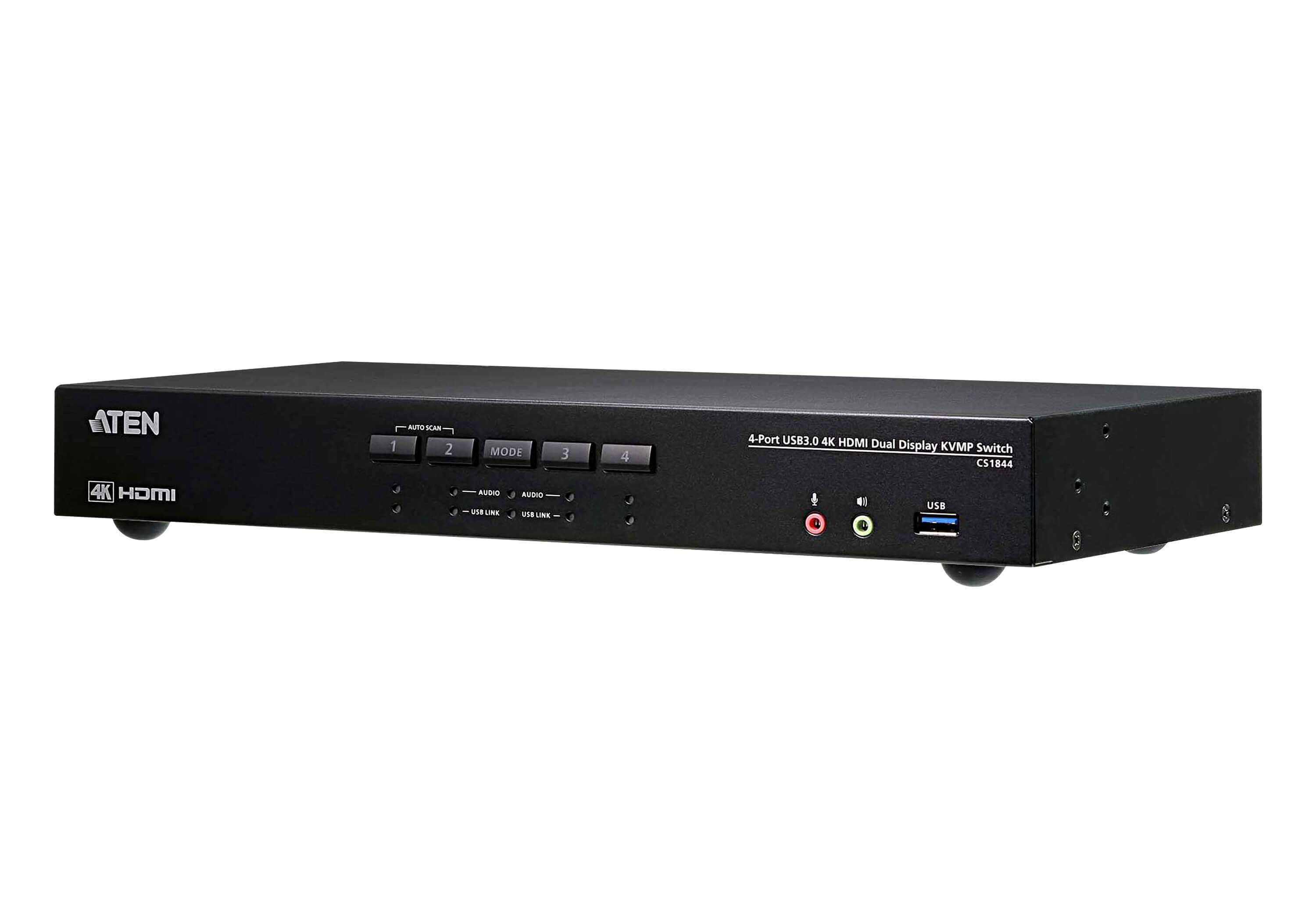 ATEN CS1844 KVMP Switch - KVM / Audio / USB Switch - CS1844