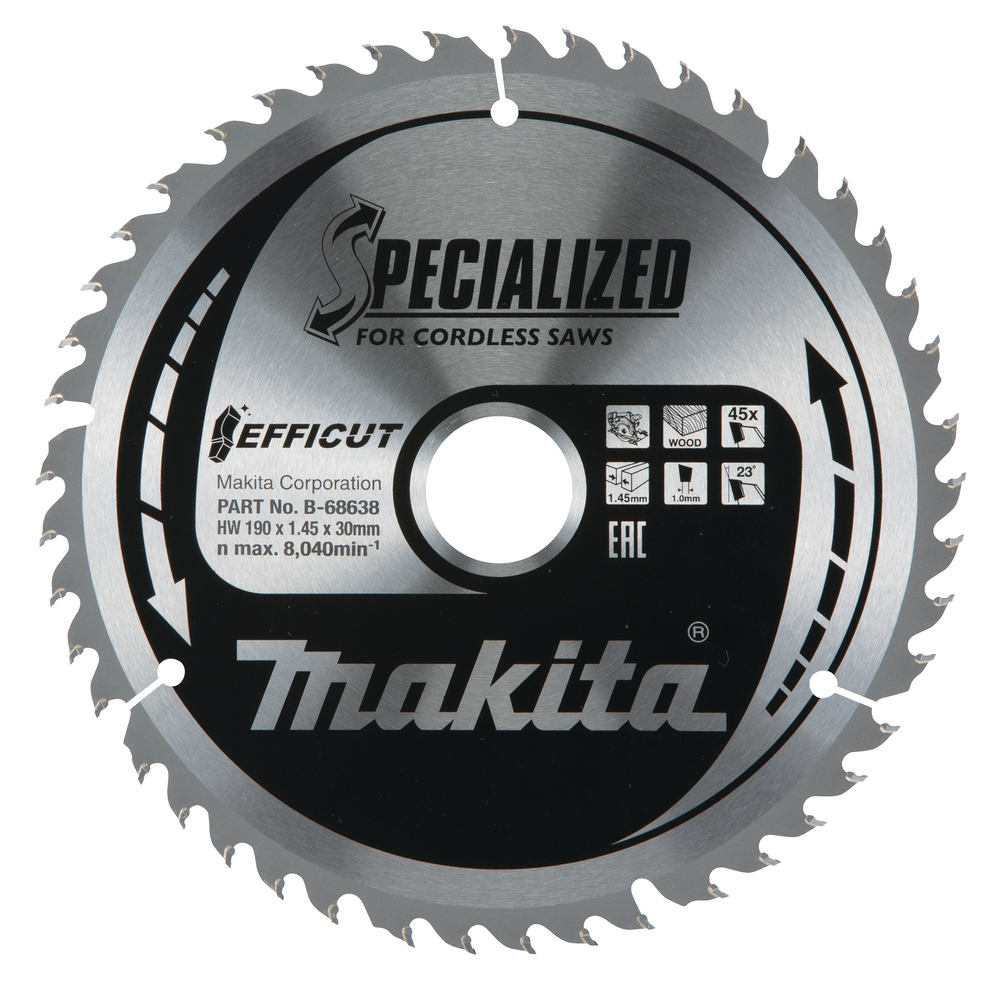 Makita B-68638 Lame de scie 190mm