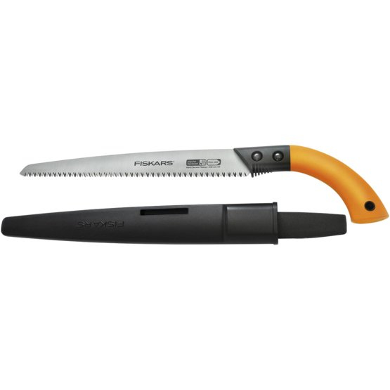 Fiskars 1001620 - Scie à élaguer - Bois - Acier inoxydable - Plastique - Noir - Orange