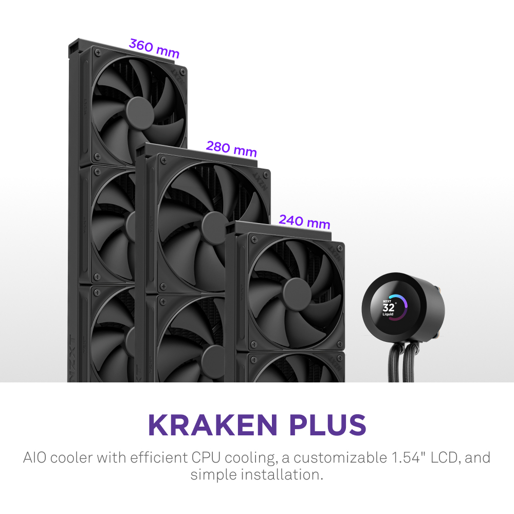 NZXT Kraken Plus 360 all-in-one liquid cooler