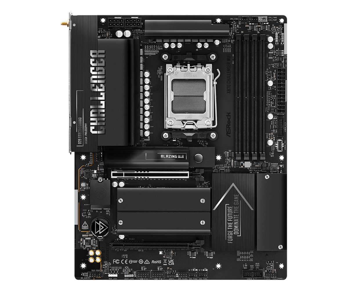ASRock X870 Challenger WiFi AM5 ATX HDMI/USB-C - Motherboard - AMD Socket AM5 (Ryzen Zen4)