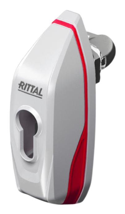 Rittal Mini comfort handle AX for locking inserts and profile half cylinder AX