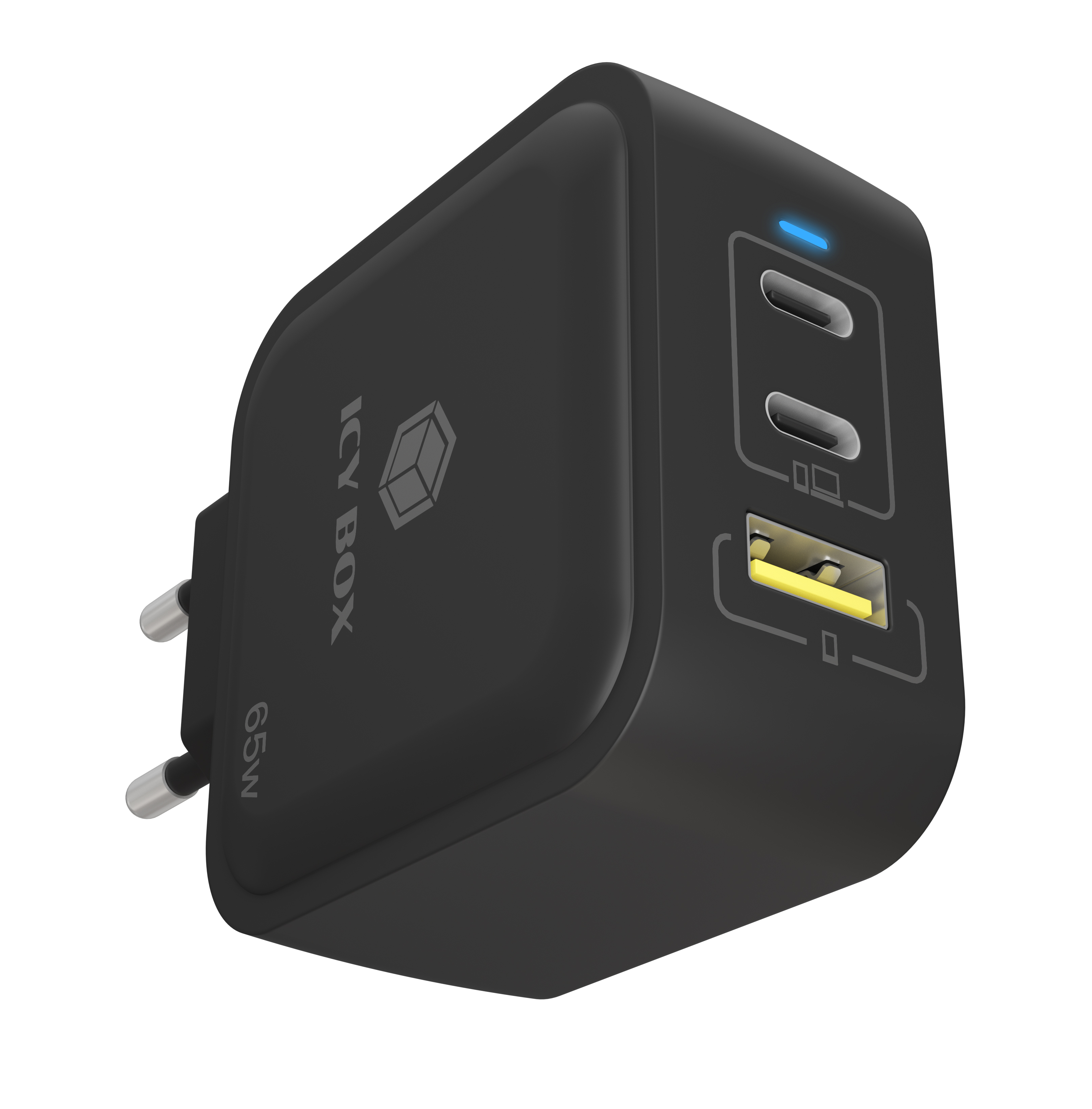 ICY BOX IB-PS103-PD 3-port charger 65W