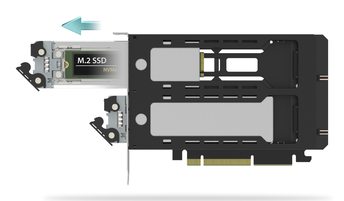 Icy Dock M.2 ExpressSlot Elite MB842M5P-B adapter