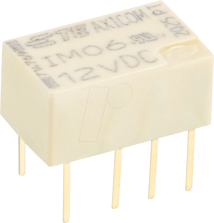 CommScope IM06TS industrial relay rated voltage 12 V/DC 2 changeover contacts 1 pc.