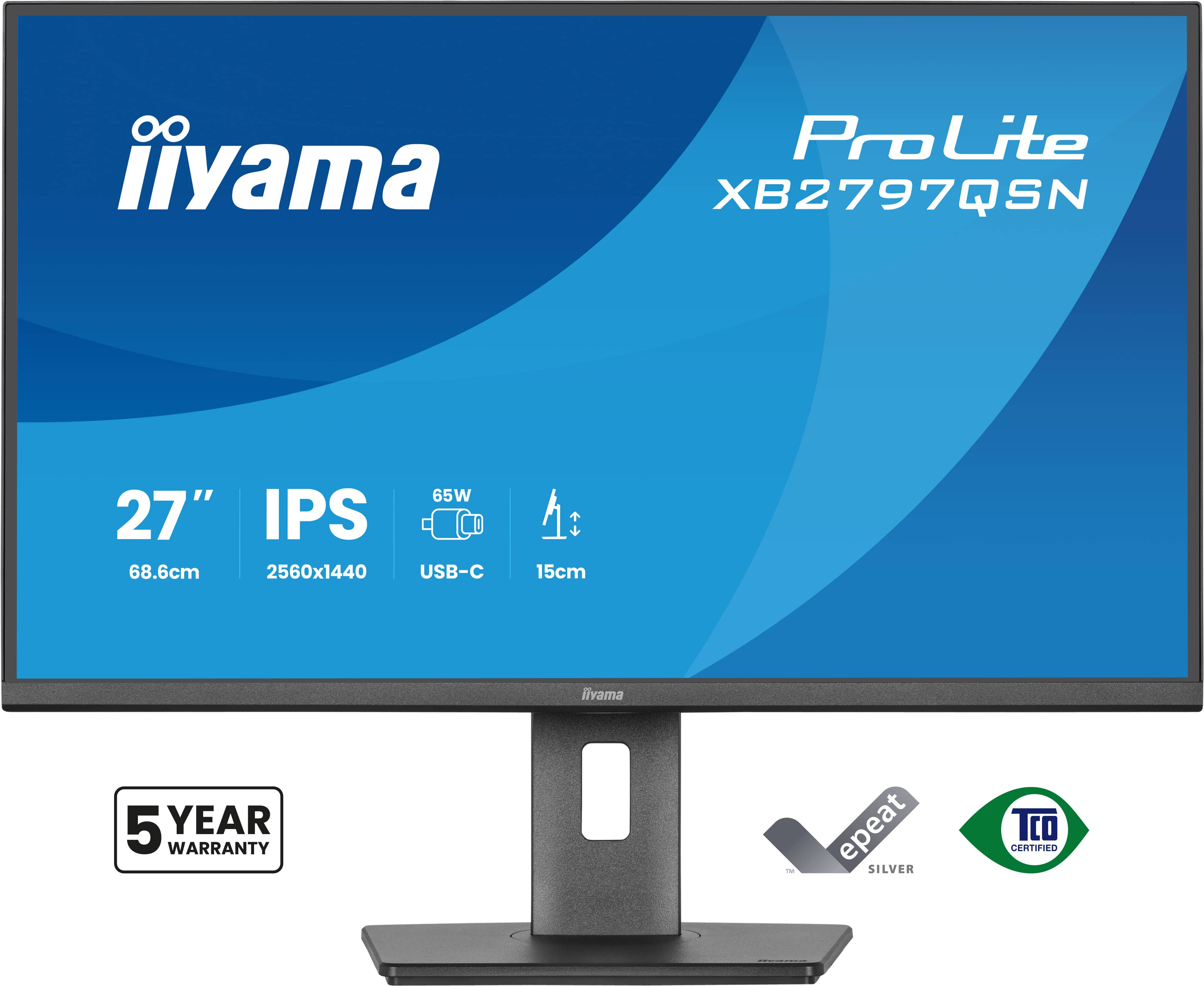 Iiyama ProLite XB2797QSN-B1 27" - Flat Screen - 68.6 cm