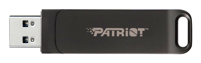 PATRIOT Flashdrive Rage R550 128Gb 100 MB/S USB A+C Swivel Design PE128GR550DSAD - 128 GB