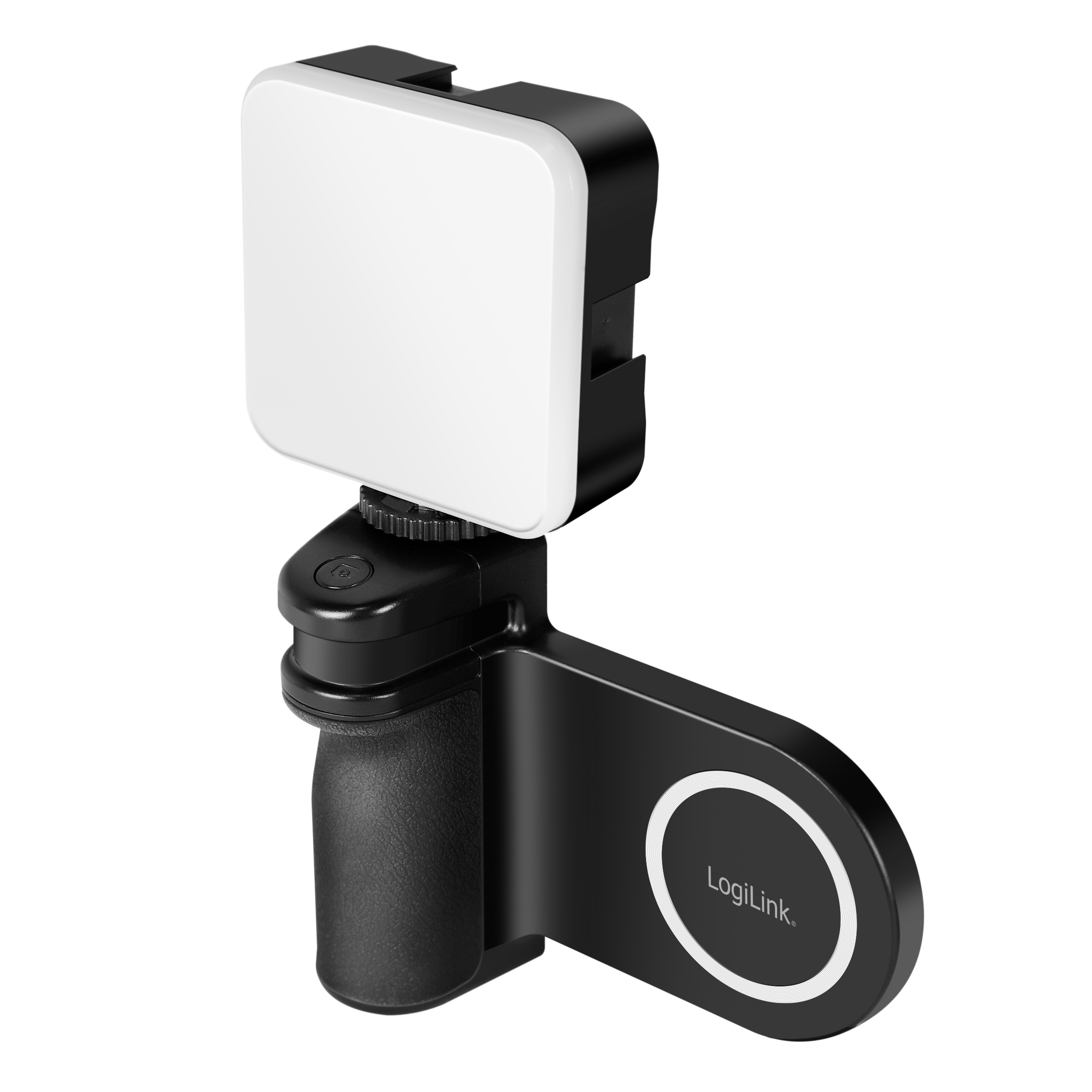 LogiLink magnetic smartphone grip with LED light BT5.2