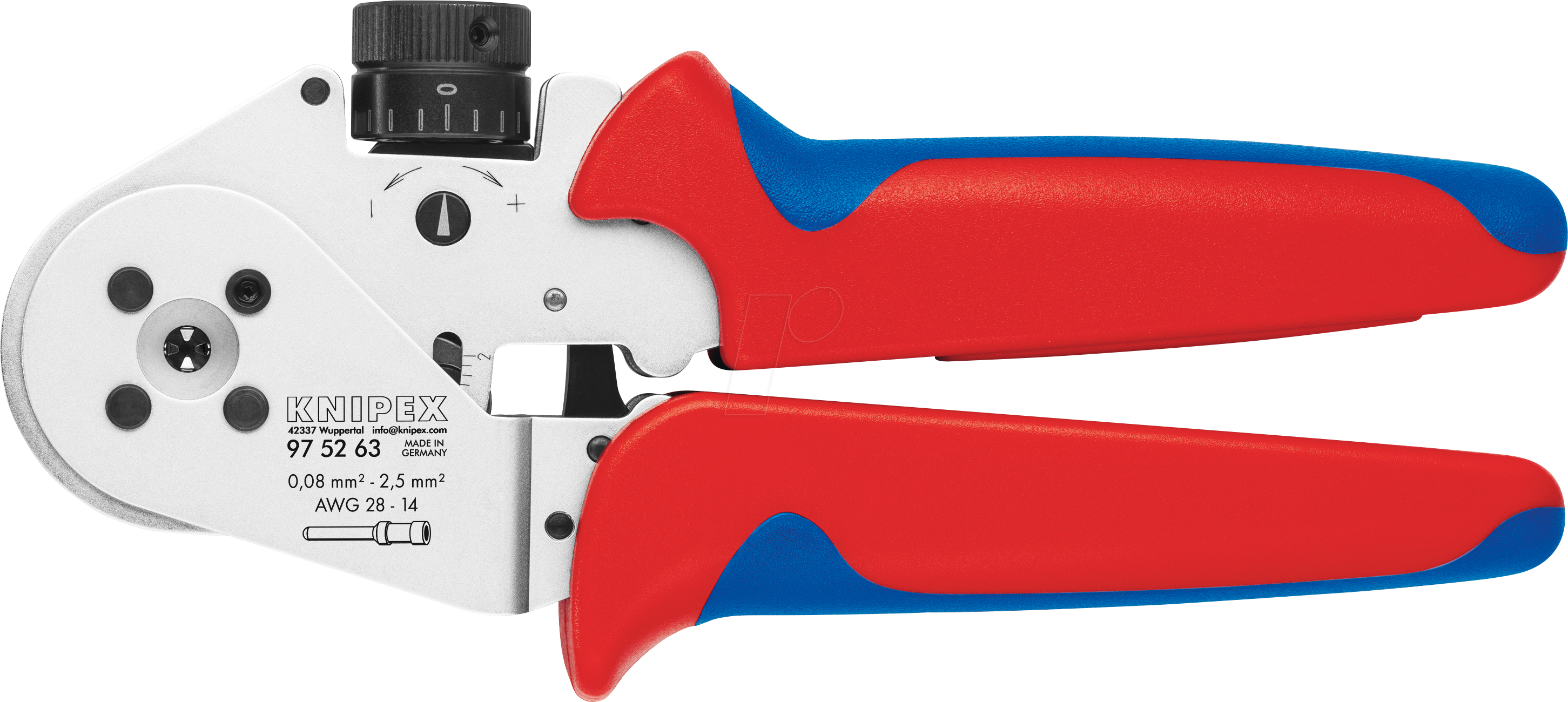 KNIPEX 97 52 63 A Crimping Pliers Twisted Contacts