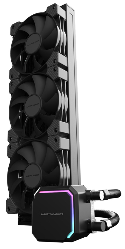 LC-Power LC-CC-360-B, All-in-one liquid cooler, 12 cm, 70 cfm, Black
