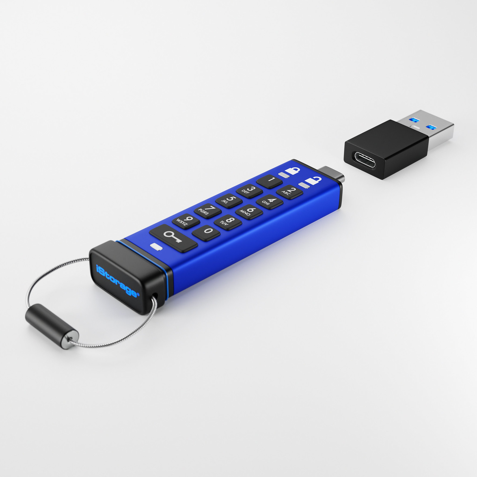 iStorage datAshur Pro+C 512GB USB-C memory stick